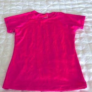 pink swim shirt